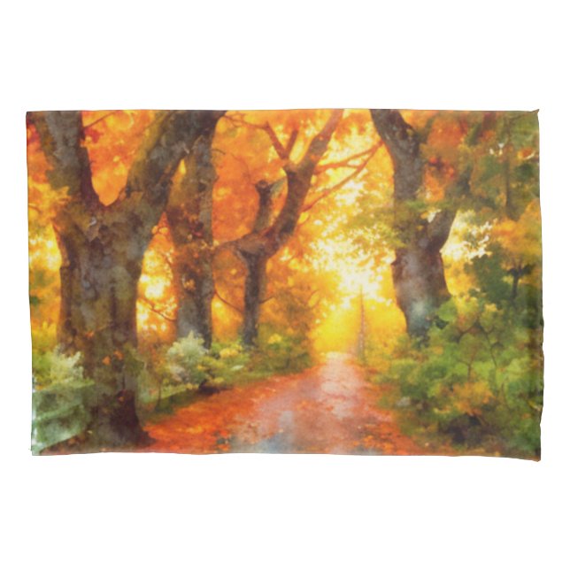 Autumn/Fall/Leaves/nature  Pillow Case (Front)