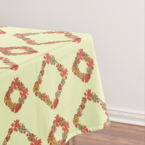 Autumn Fall Leaves Thanksgiving Tablecloth