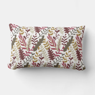 Autumn Fall Leaves Throw Pillow