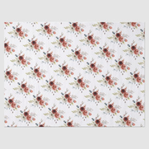 Autumn Fall Mix Floral Wedding Tissue Paper