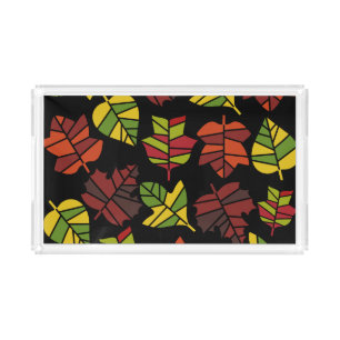 Autumn Fall Nature Transition Acrylic Tray