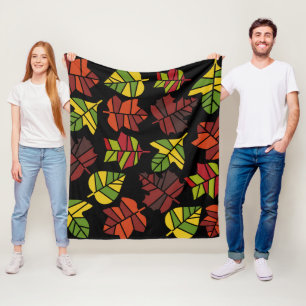 Autumn Fall Nature Transition Fleece Blanket