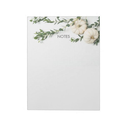 Autumn Fall Notes Writing Notepad