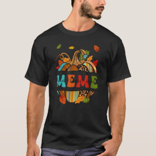 Autumn Fall Outfit Meme Thankful Grateful Blessed T-Shirt