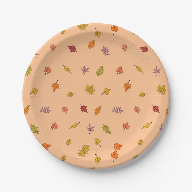 Autumn Fall   Paper Plates (Front)