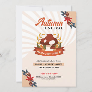 Autumn / Fall Party Flyer Template