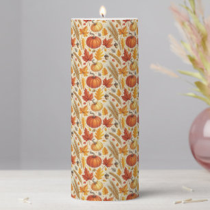 Autumn / Fall Pillar Candle