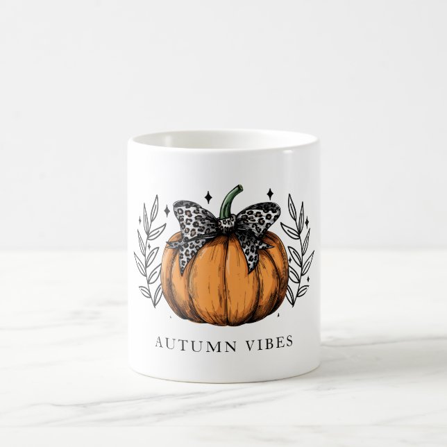 Autumn Fall Pumpkin  Coffee Mug (Center)
