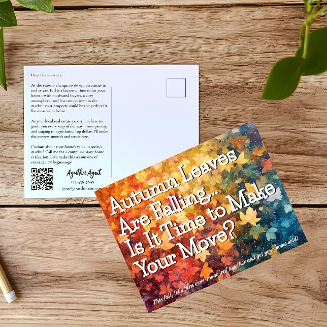 Autumn Fall Real Estate Marketing Postcard (Creator Uploaded)