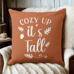 Autumn, Fall Rustic Throw Pillow