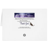Autumn Fall Scene Happy Fall Wishes Greeting Card (Back Horizontal)