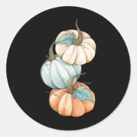 Autumn Fall Season Cute Colored Pastel Pumpkin