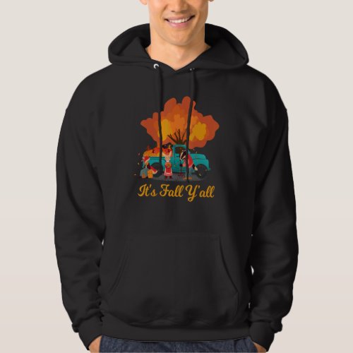 Autumn Fall Season Gnome Autumn Leaves Pumpkin Tru Hoodie