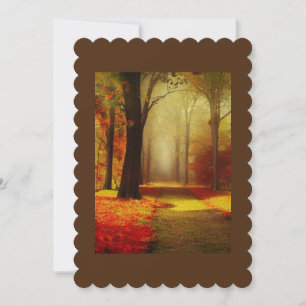 Autumn, fall, thanksgiving, card