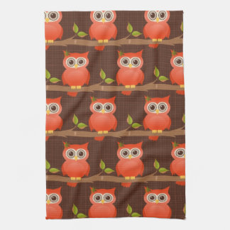 Autumn/Fall Thanksgiving Owl Towel