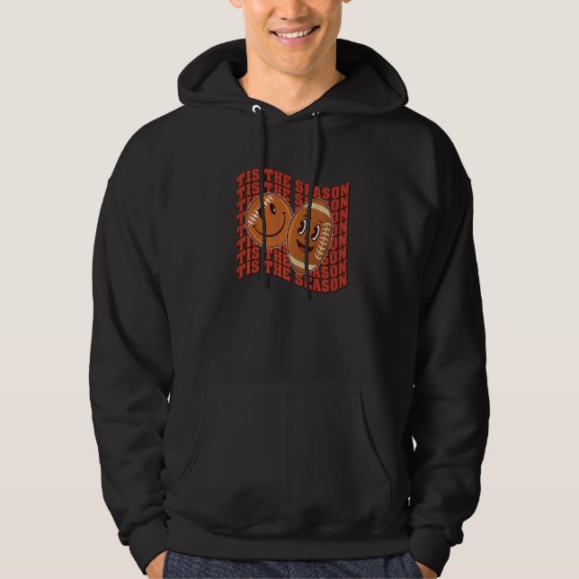 Autumn Fall This The Season Family Football Thanks Hoodie (Front)