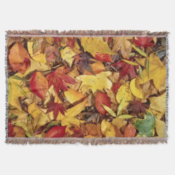 Autumn Fall Throw Blanket by Lonestardesigns2020 at Zazzle
