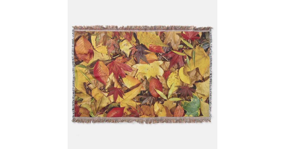 Autumn fall throw blanket Zazzle
