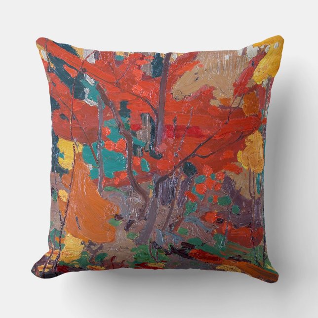 Autumn Fall | Tom Thompson | Throw Pillow (Front)