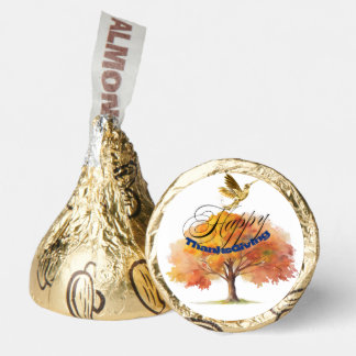 Autumn Fall Tree Happy Thanksgiving Blessed  Hershey®'s Kisses®