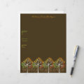 Autumn / Fall Trees 2 Template Business Letterhead | Zazzle
