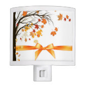 Autumn Falling Leaves Night Light (Front)