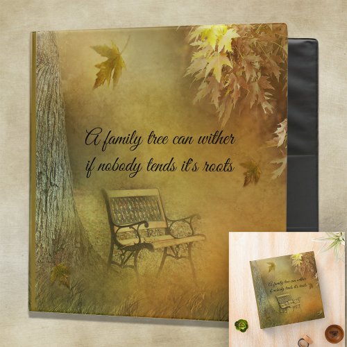 Autumn Family Tree Genealogy Binder