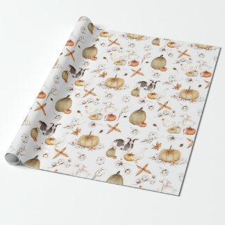 Autumn Farm Party Wrapping Paper