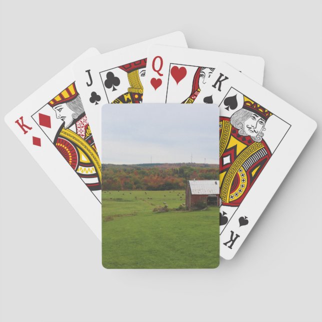 Autumn Farm Poker Cards (Back)