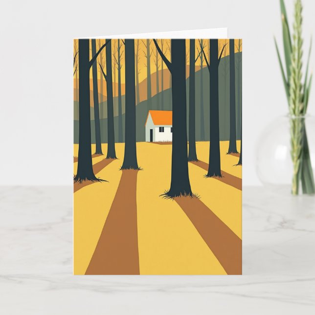 Autumn Fathers Day Home Card (Front)