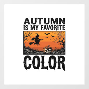Autumn Favorite Color Halloween Pumpkin Vector Des Floor Decals