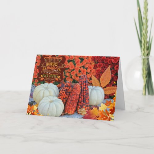 Autumn Favorites Greeting Card