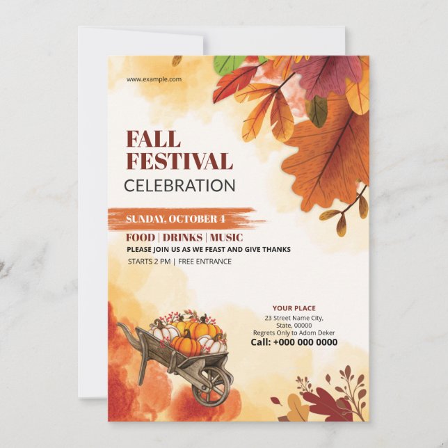 Autumn Festival Flyer Template (Front)
