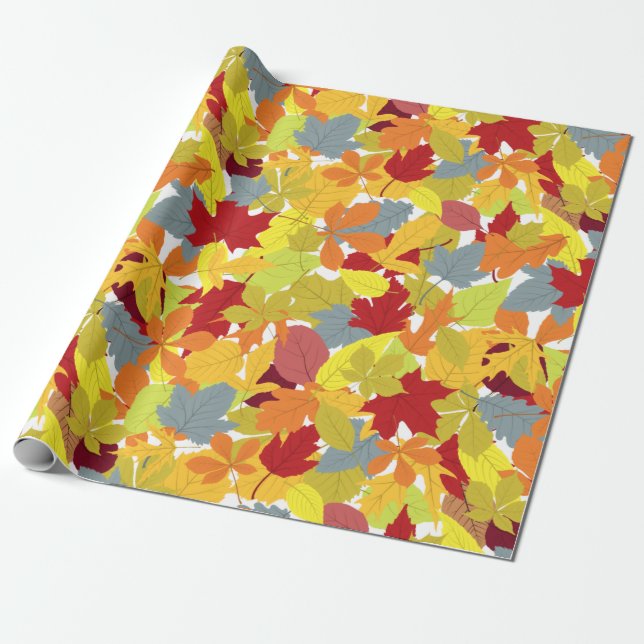 Autumn Festival Wrapping Paper (Unrolled)