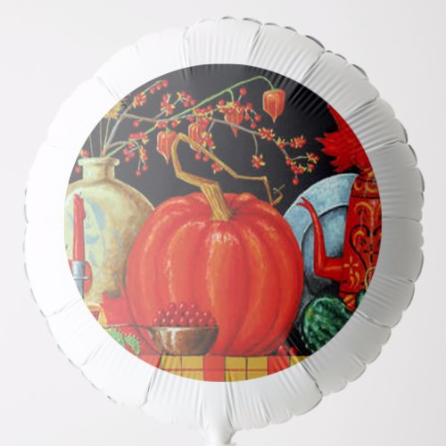 Autumn Festive Antique Painting Pumpkin Decoration Balloon