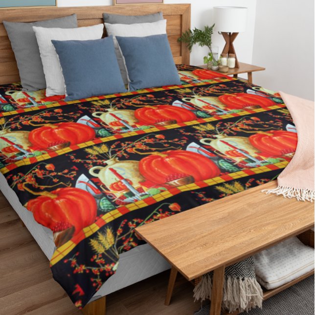 Autumn Festive Antique Painting Pumpkin Decoration Duvet Cover (Autumn Festive Antique Painting Pumpkin Decoration Duvet Cover)