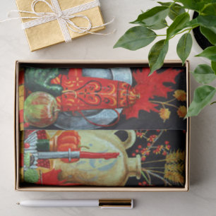 Autumn Festive Antique Painting Pumpkin Decoration Tissue Paper