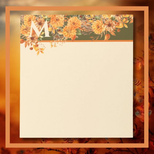 Autumn Festive Notepad