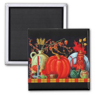 Autumn Festive Table magnet