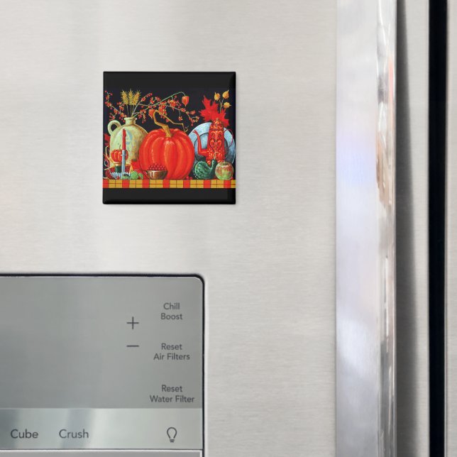 Autumn Festive Table Magnet (In Situ (Fridge))