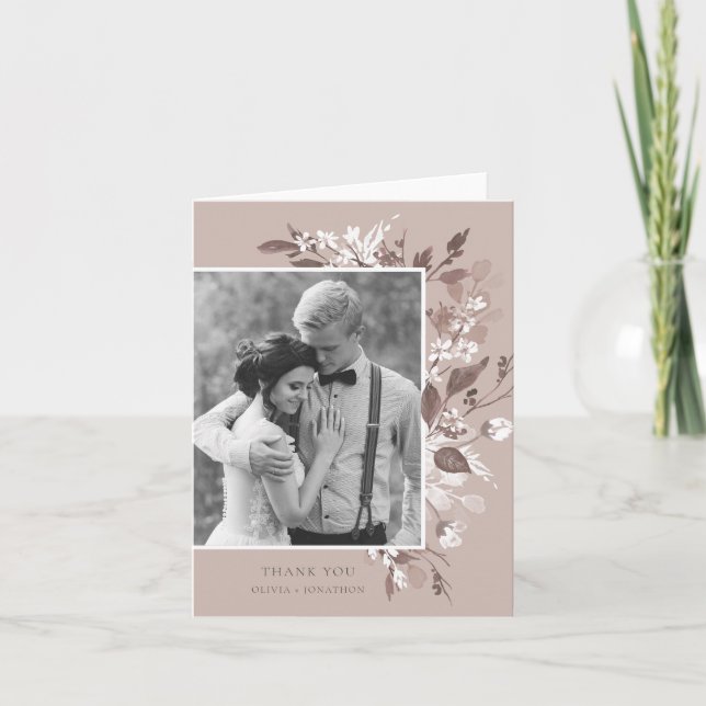 Autumn Flora Photo Thank You (Front)