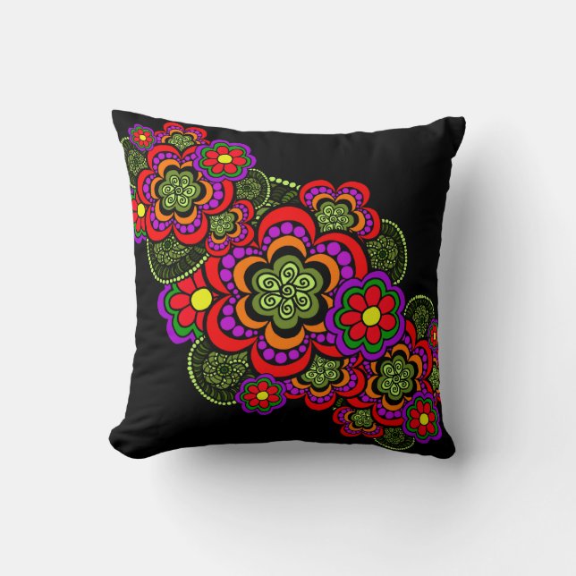 Autumn Floral 2 Pillow (Front)