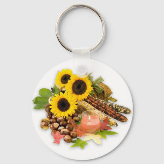Autumn Floral Arangement Keychain