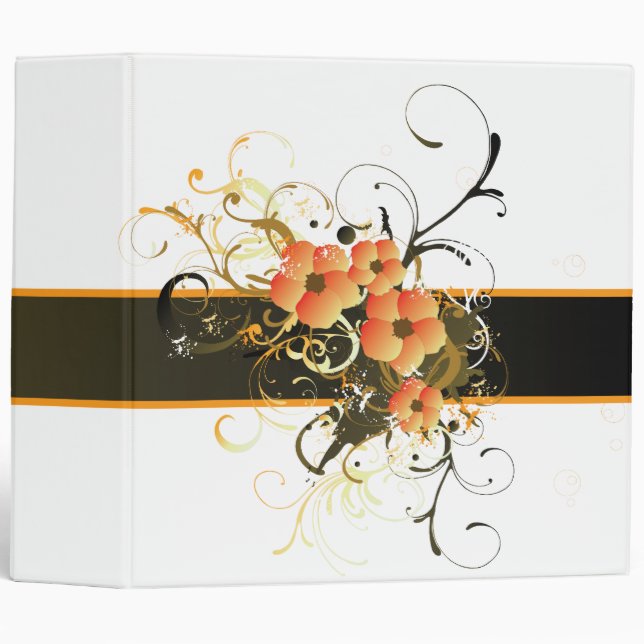 Autumn Floral  Binder (Front/Spine)