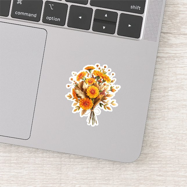  Autumn Floral Bouquet  Sticker (Detail)
