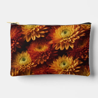 Autumn floral makeup bag