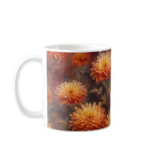 Autumn floral mug