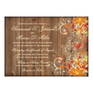 24 Fall Wedding Invitation Templates Free Sample Example Fall Wedding Invitations Will Give You Ideas How To Make Adorable Invitation 13
