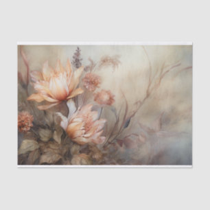 Autumn Floral Thanksgiving Halloween Decoupage Tissue Paper