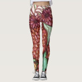 William Morris print yoga capri leggings – Triple Tree Yoga